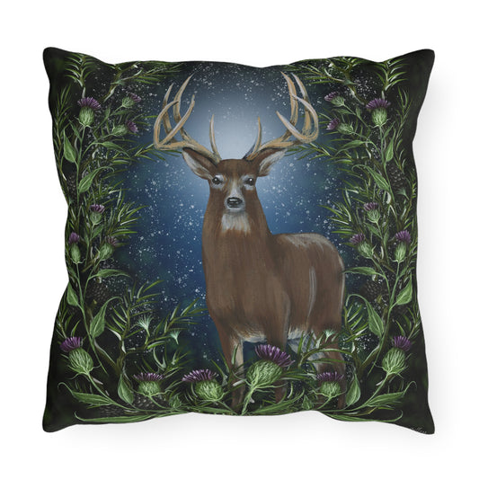 Snowy Owl Outdoor Pillow - Nature-Inspired Decor for Cozy Home Spaces