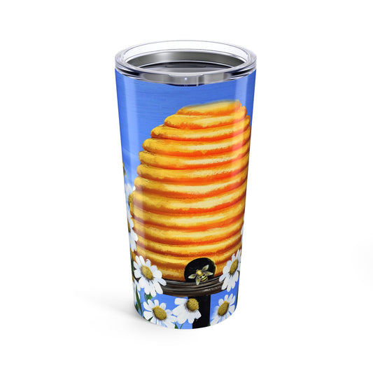Bee & Daisy 20oz Tumbler - Vibrant Floral Design for Nature Lovers